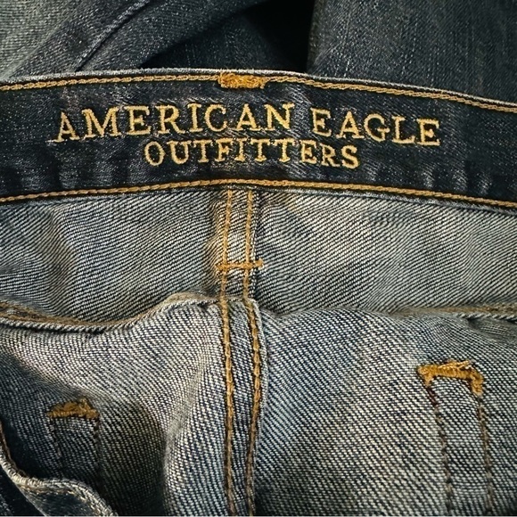 American Eagle Outfitters Original Straight Cotton Dark Wash Denim Jeans 29/30 - Picture 7 of 7